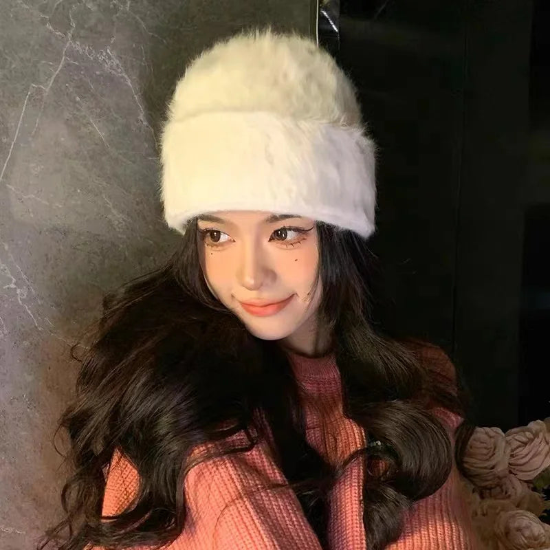 Rabbit Fur Beanies