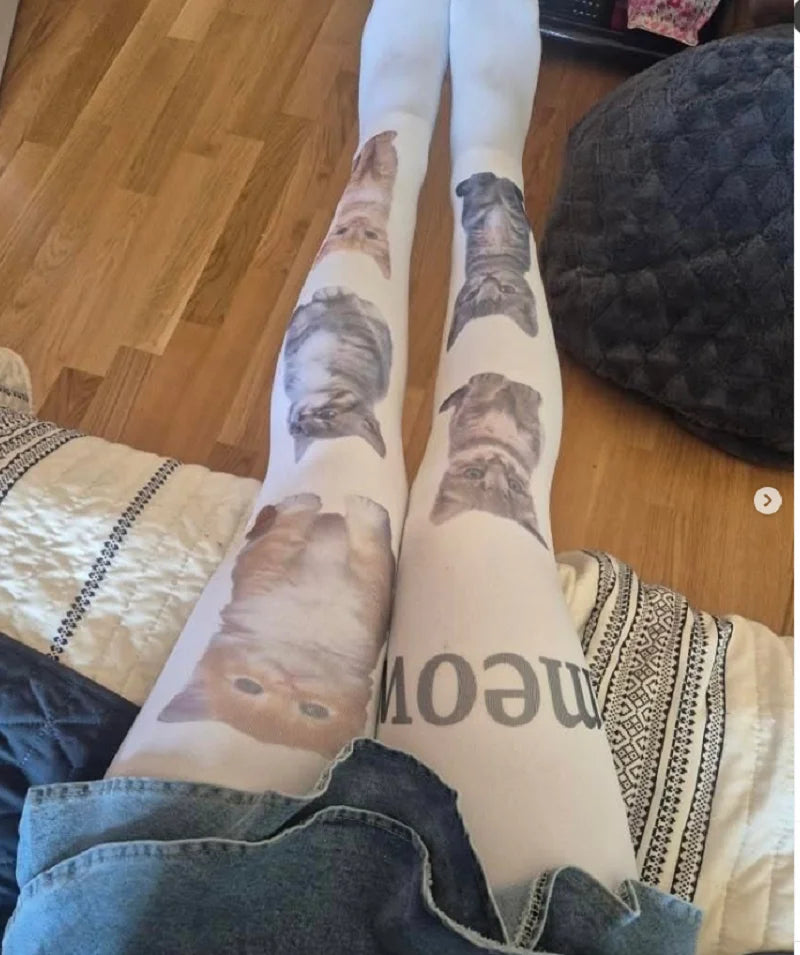 Cute Cat Long Socks