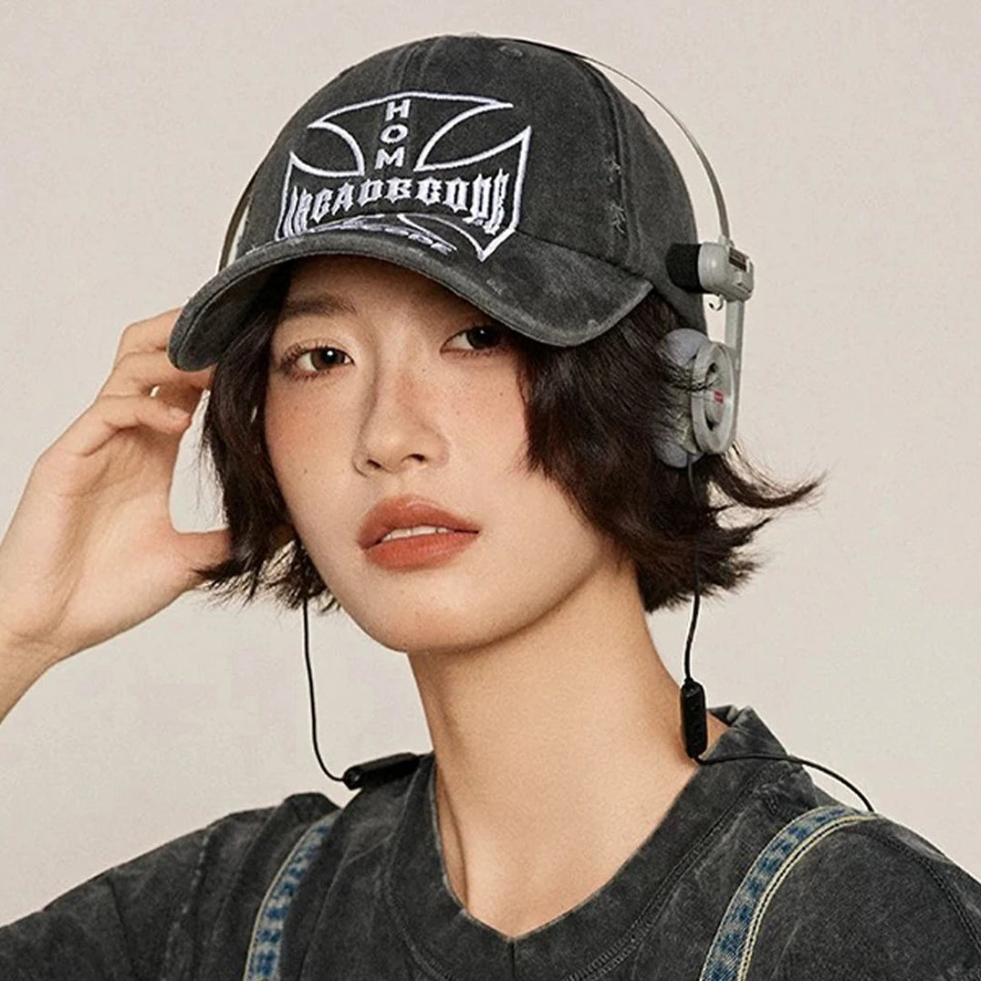 Bull's-eye Cross Embroidery Hat