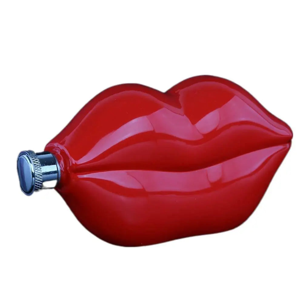 5oz Portable Lip-shaped Hip Flask