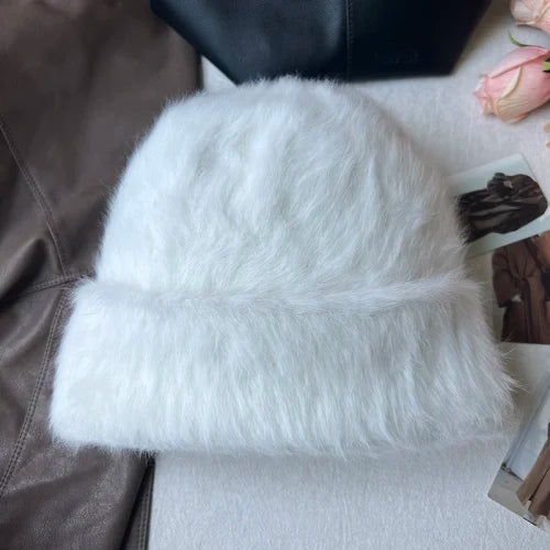 Rabbit Fur Beanies