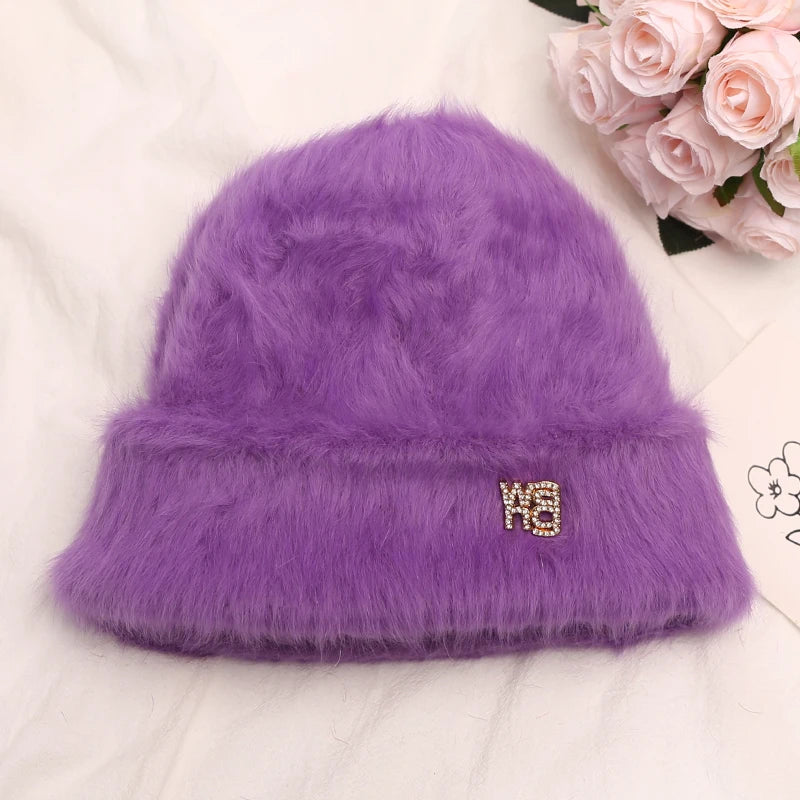Rabbit Fur Beanies