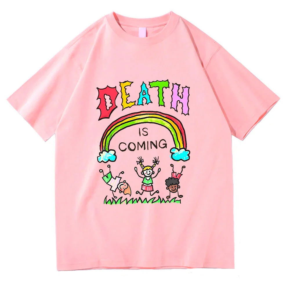 Death Is Coming Rainbow Tee