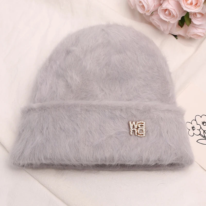 Rabbit Fur Beanies