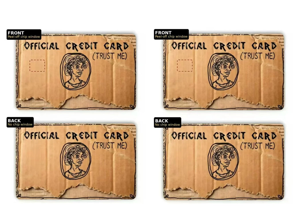 Cardboard Credit Card Skin