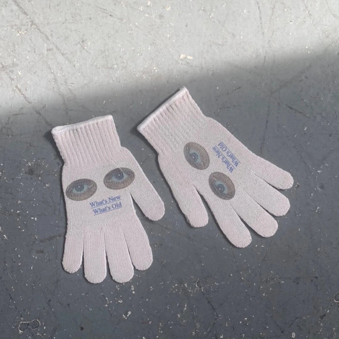 Virgin Mary Knitted Gloves