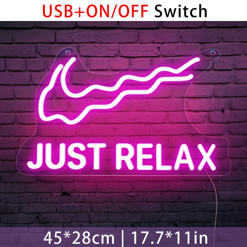 Just Relax Neon Light