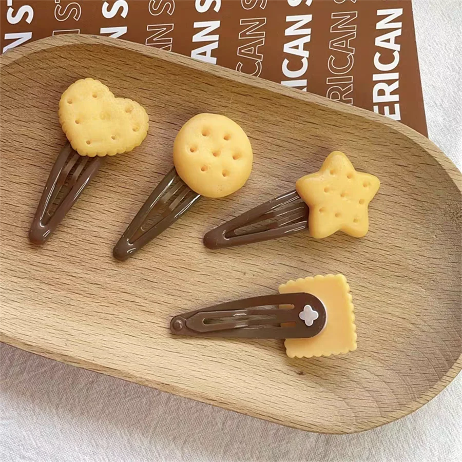 4PC Baked Cookies Hairpin