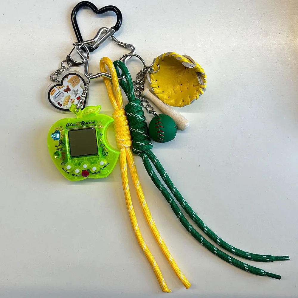 Tamagachi Charm Keychain