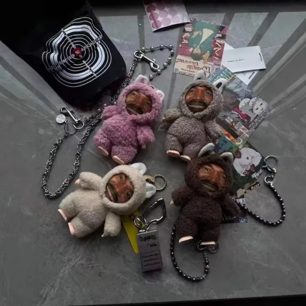 Kanye West Labubu Keychain