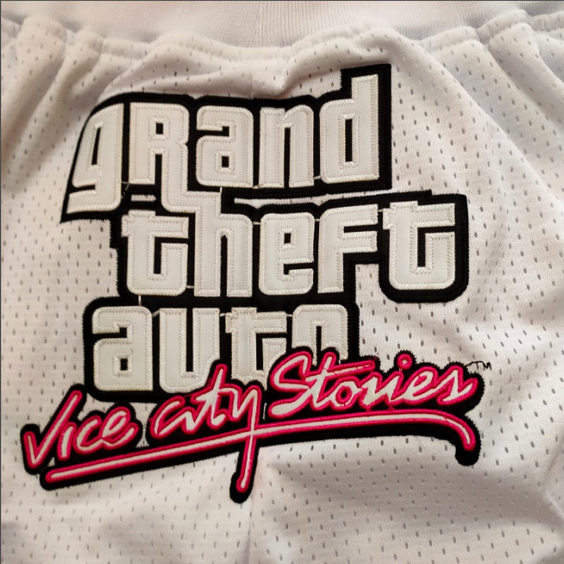 GTA VICE CITY Embroidered Shorts