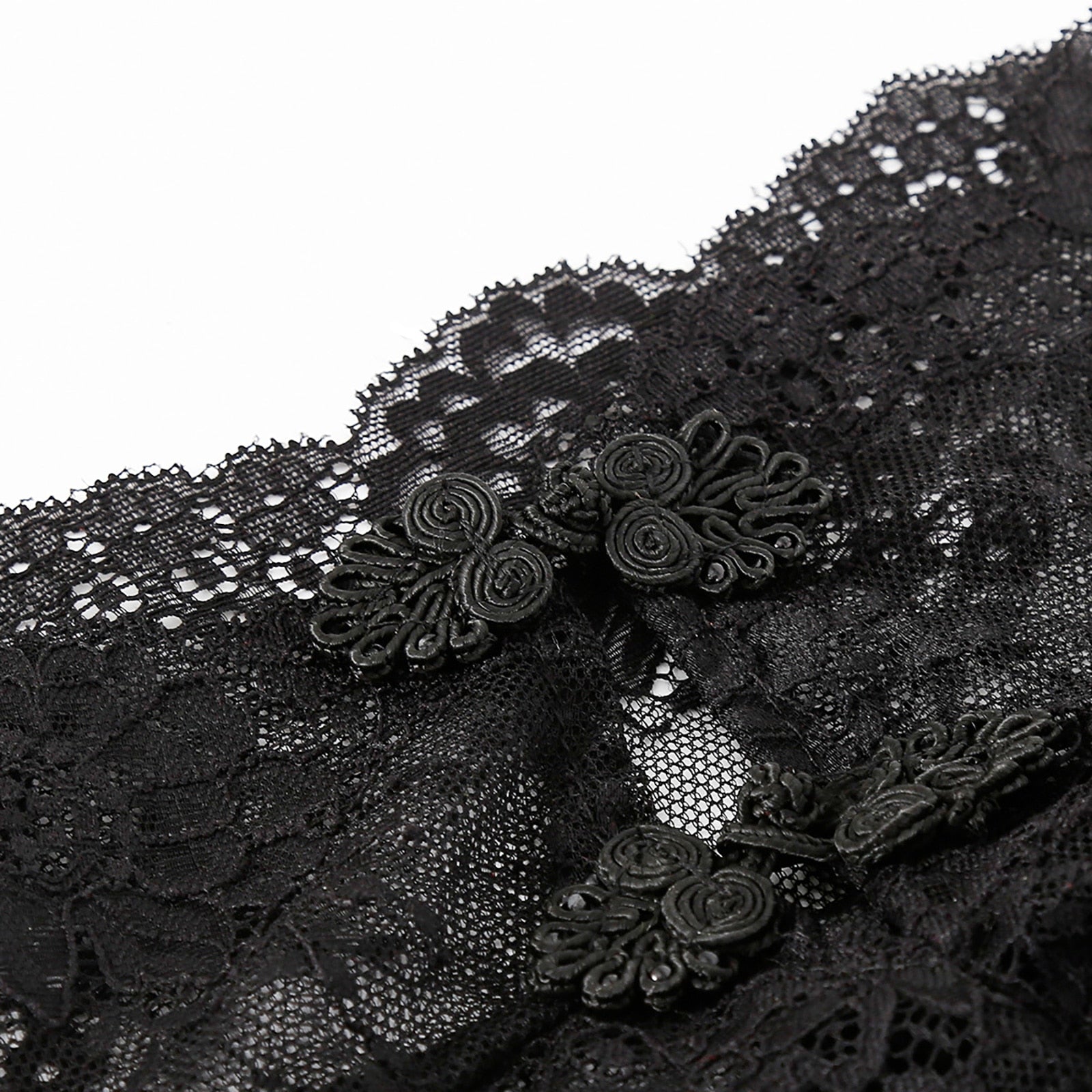 Black Laced Mask