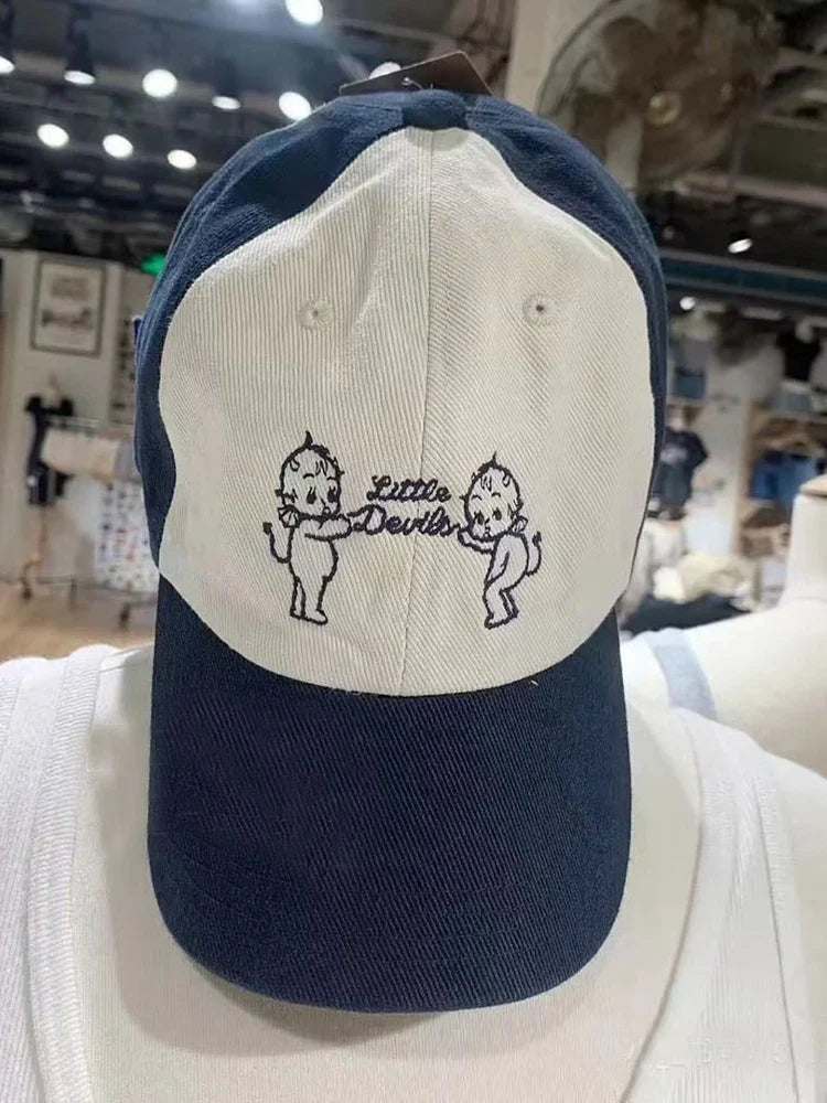Little Devil Embroidered Hat