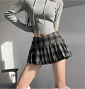 Plaid Mini Skirts