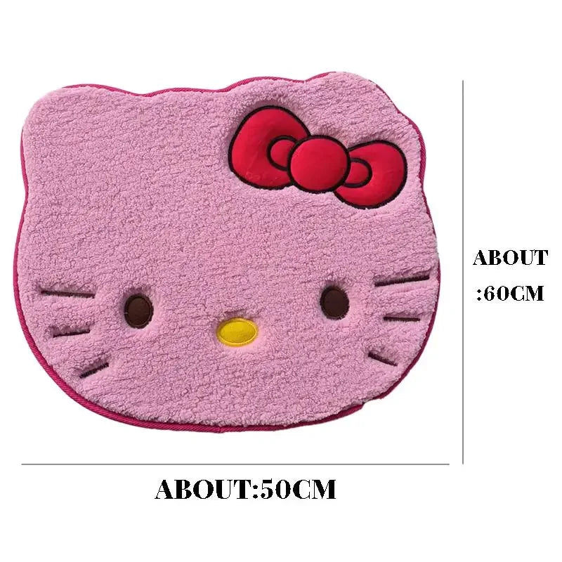 50-60cm Extra Large Fluffy Hello Kitty Rug
