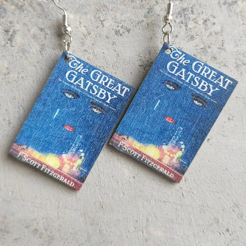 Stephen King Books Earring
