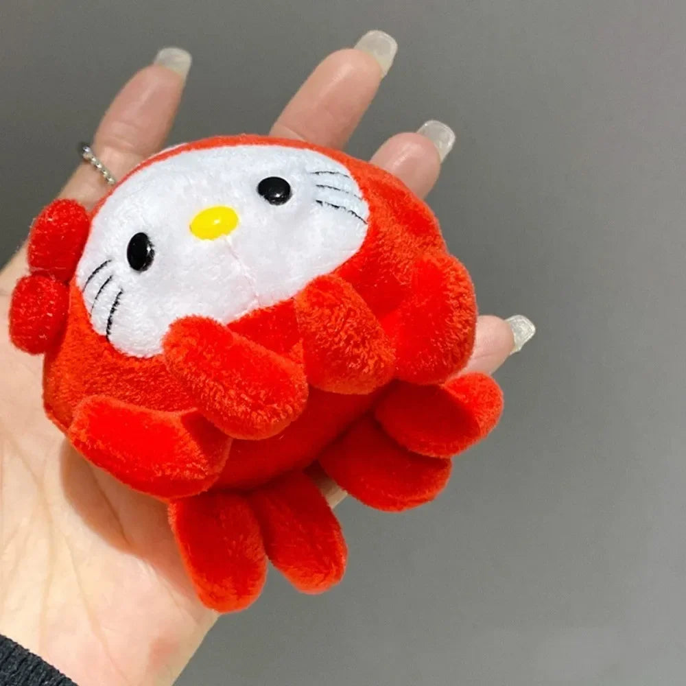 Hello Octopus Kitty Keychain