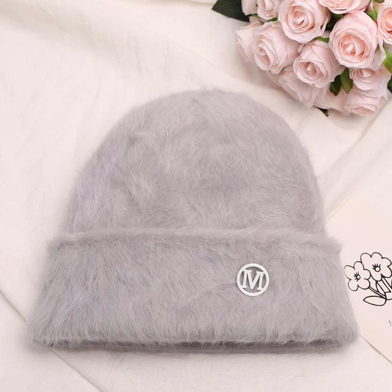 Rabbit Fur Beanies