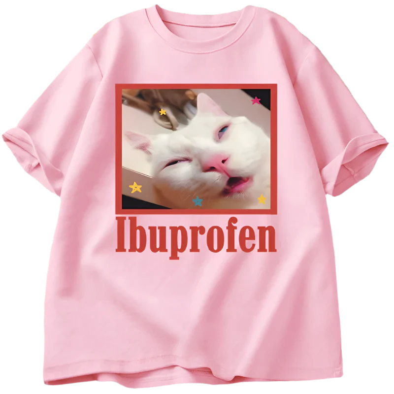 Ibuprofen Cat Tee