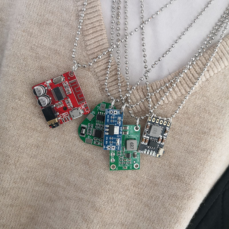 Circuit Board Necklace