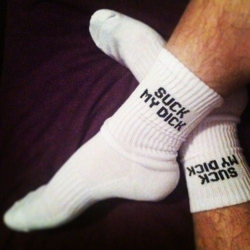 "Suck My D*ck" Socks