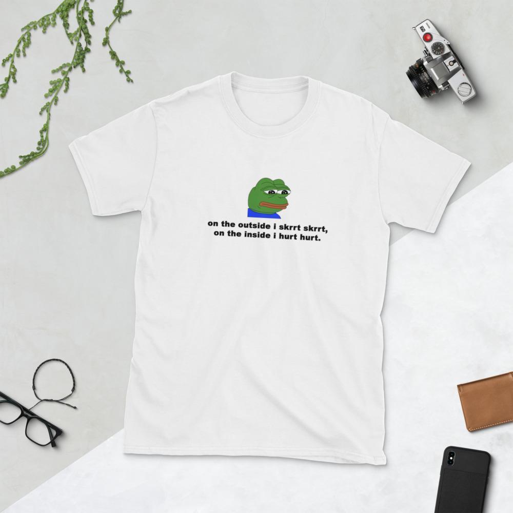 "On The Outside I Skrrt On The Inside I Hurt Hurt" Tee