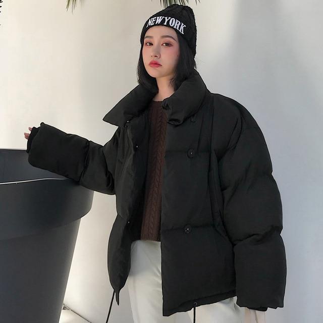 Oversized Basic Down Jacket