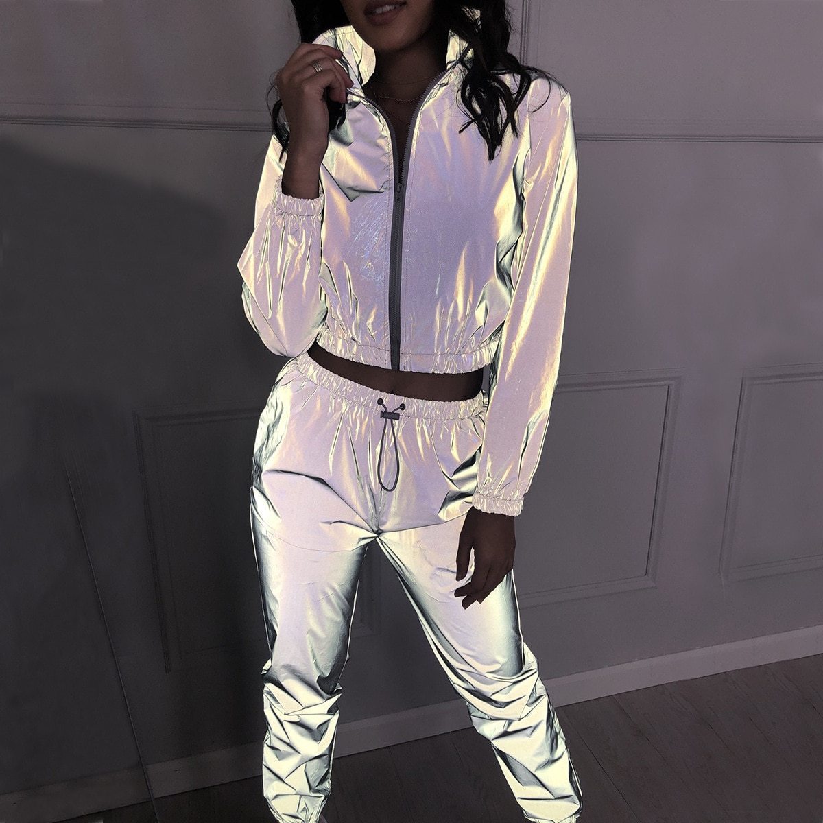 3M Reflective 2 Piece Tracksuit Set