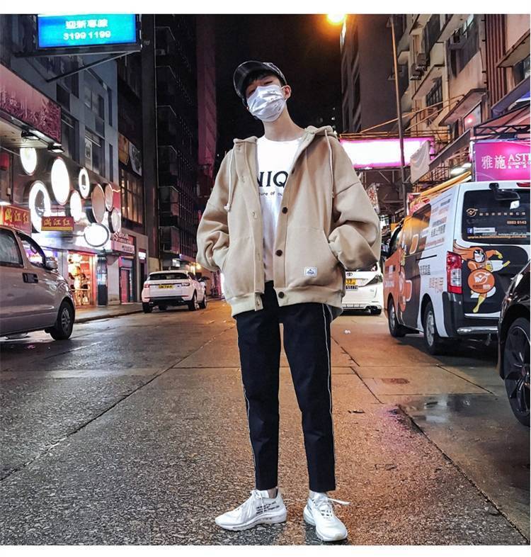 Basic Button Up Hoodie