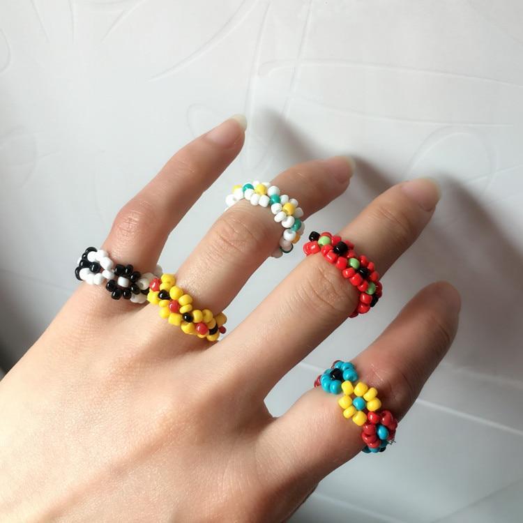 Handmade Resin Flower Rings