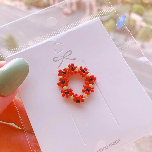 Handmade Resin Flower Rings