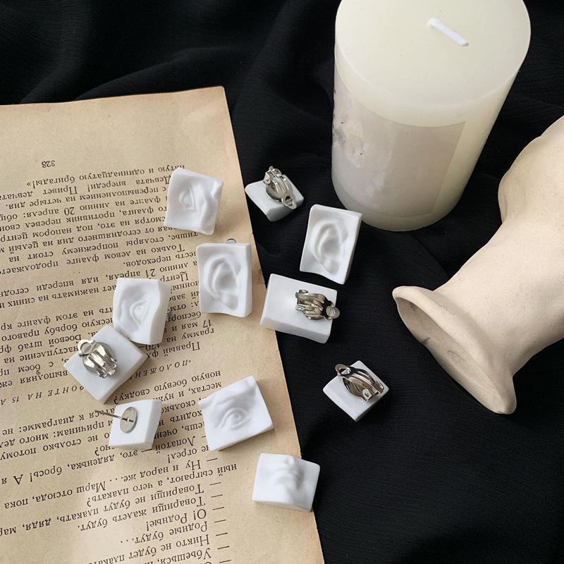 Marble Sculpture Earrings