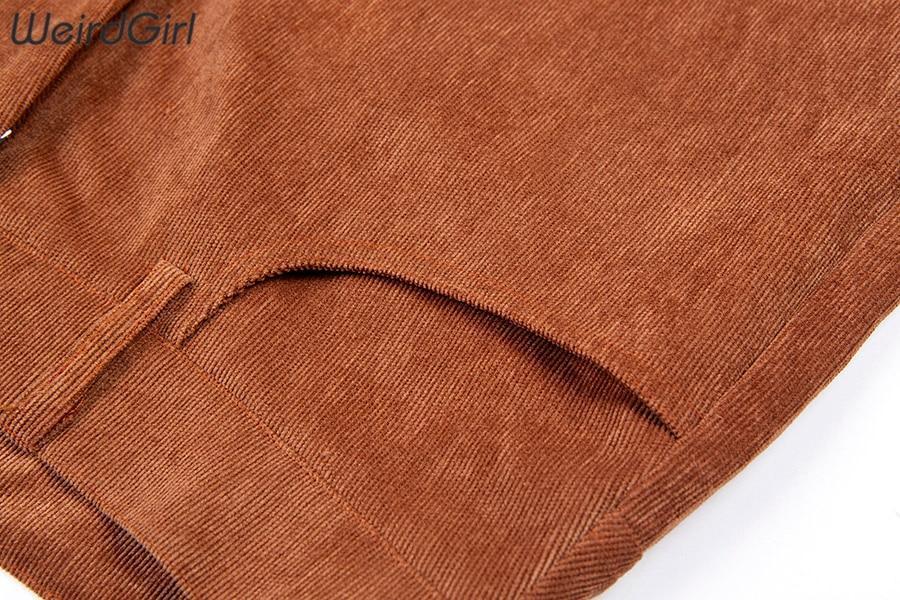 High Waisted Corduroy Shorts