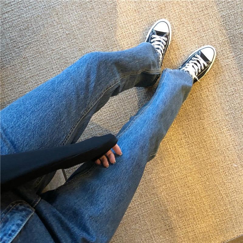 High Waisted Wide Leg Vintage Fit Jeans