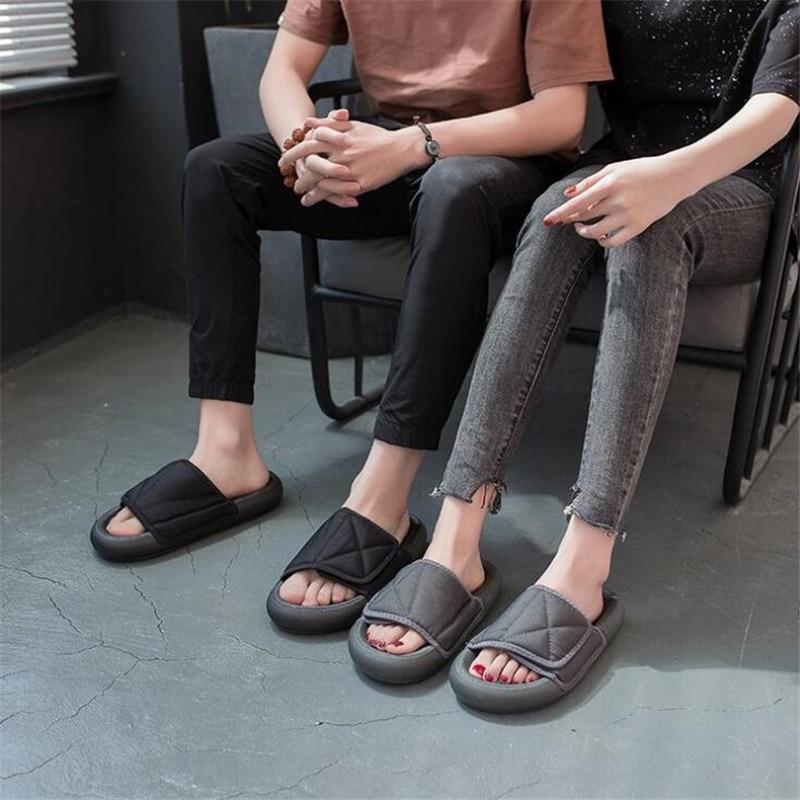 Oversized Velcro Slippers