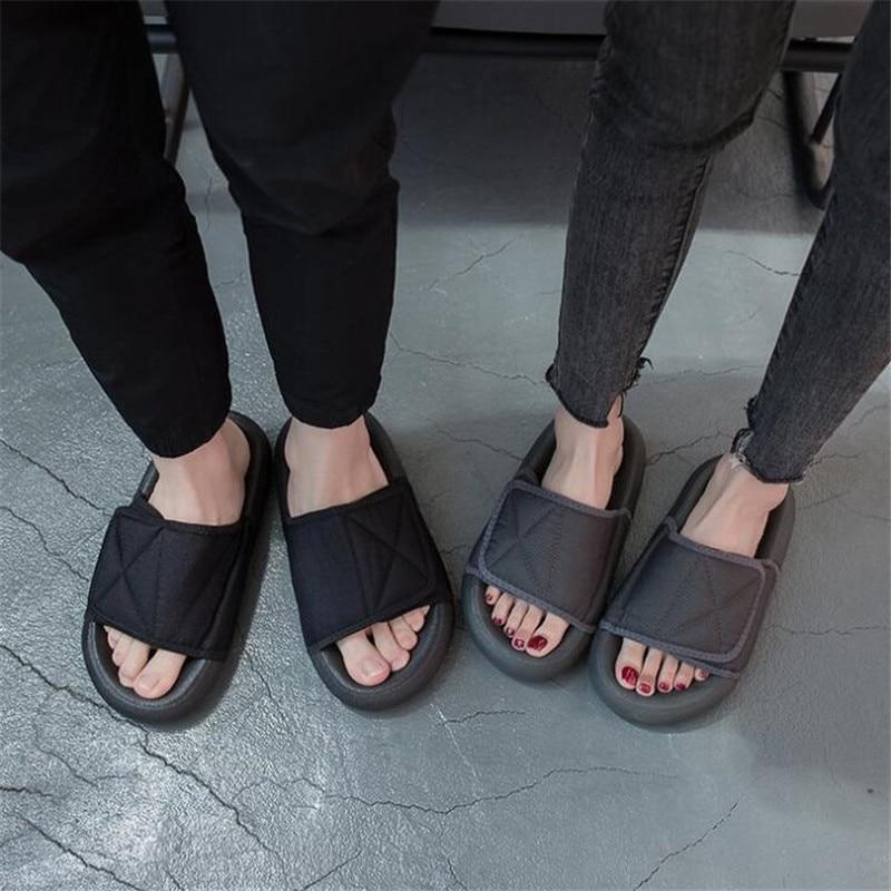 Oversized Velcro Slippers