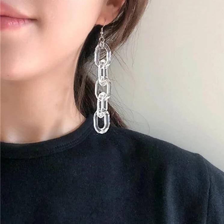 Acrylic Chain Earrings