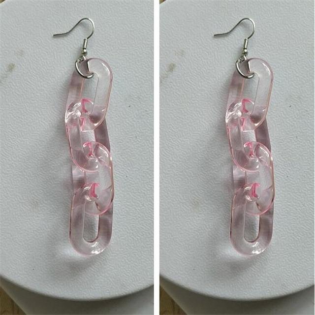 Acrylic Chain Earrings