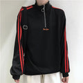 "New York" Embroidered Zip Up Pullover