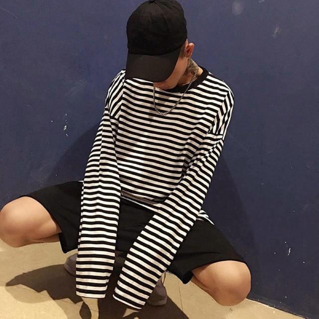 Long Sleeve Striped Tee