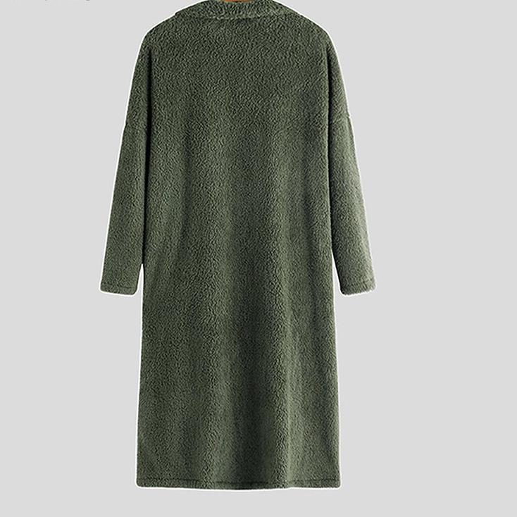 Men's Long Teddy Coat