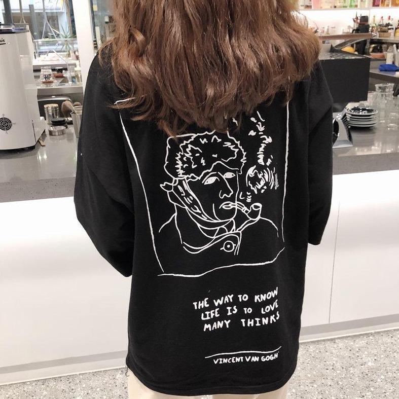 Van Gogh Life Oversized Tee