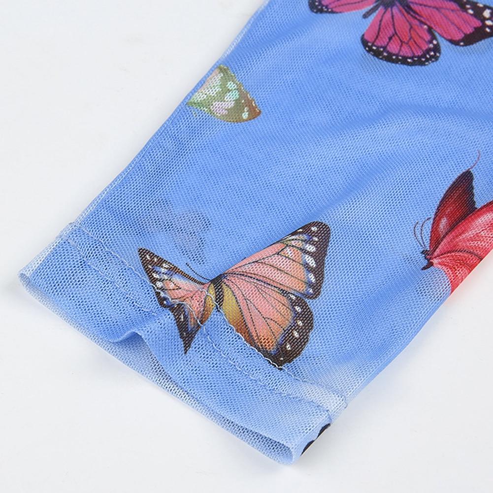 Butterfly Sky Mesh Top