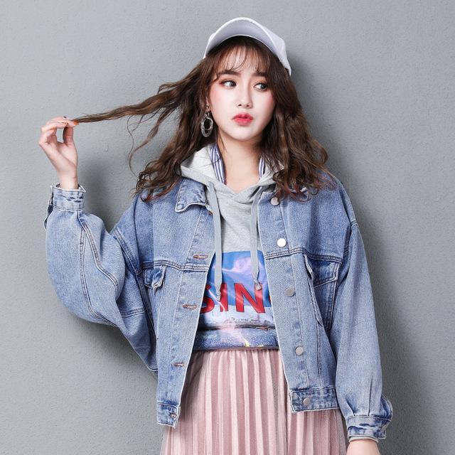 Vintage Oversized Sleeve Denim Jacket