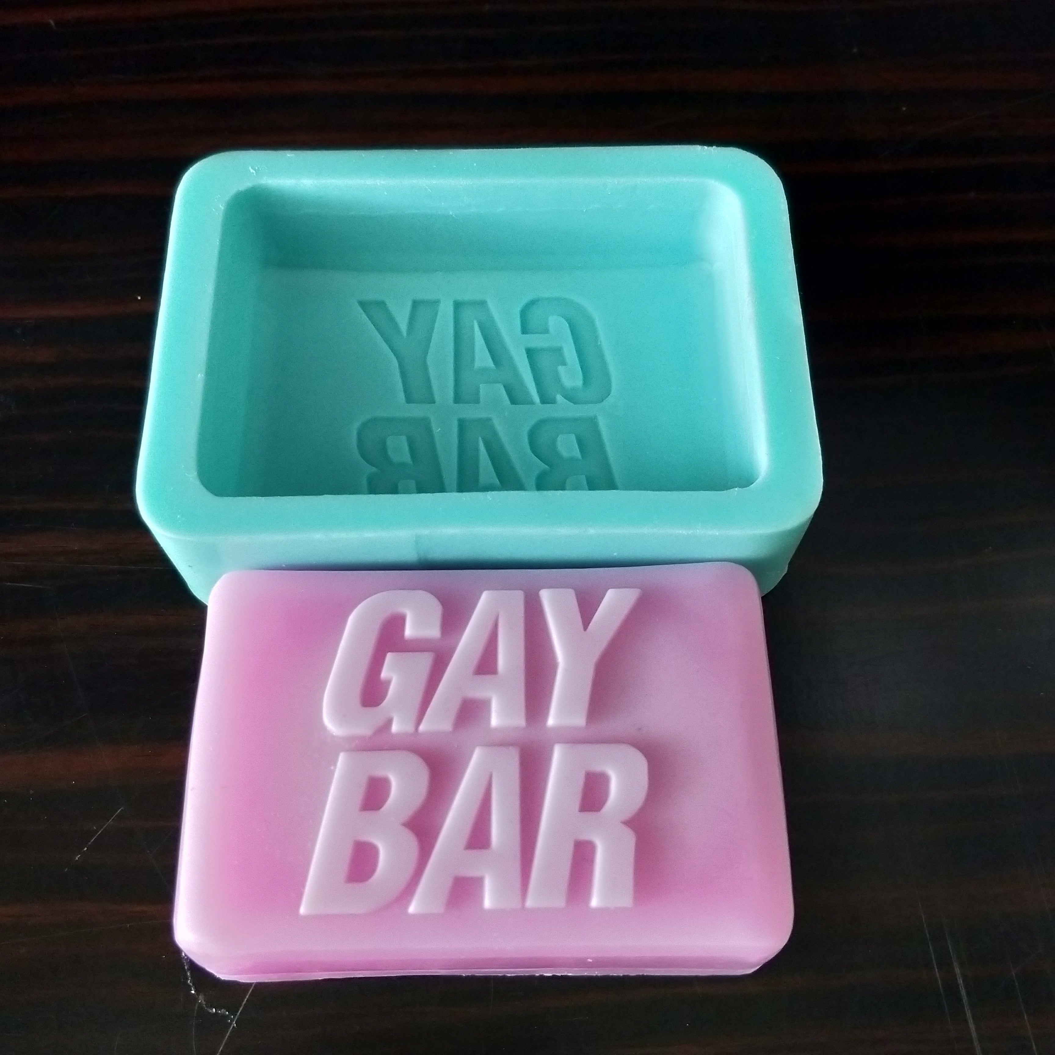 Gay Bar Silicone Soap Mold
