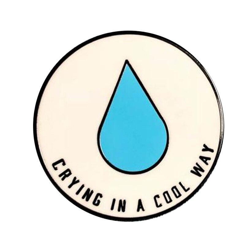 Crying In A Cool Way Pin