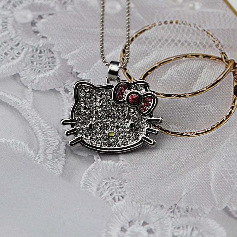 CZ Diamond  Hello Kitty Necklace