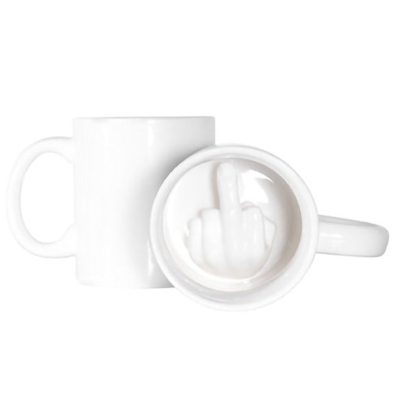 "Middle Finger" Fuck You Mug