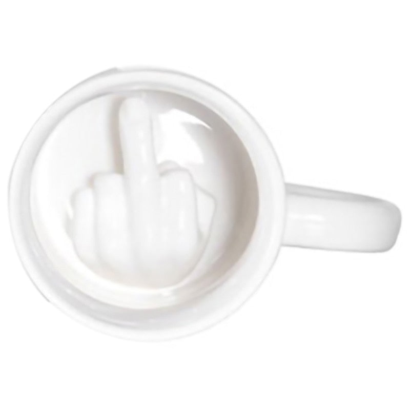 "Middle Finger" Fuck You Mug