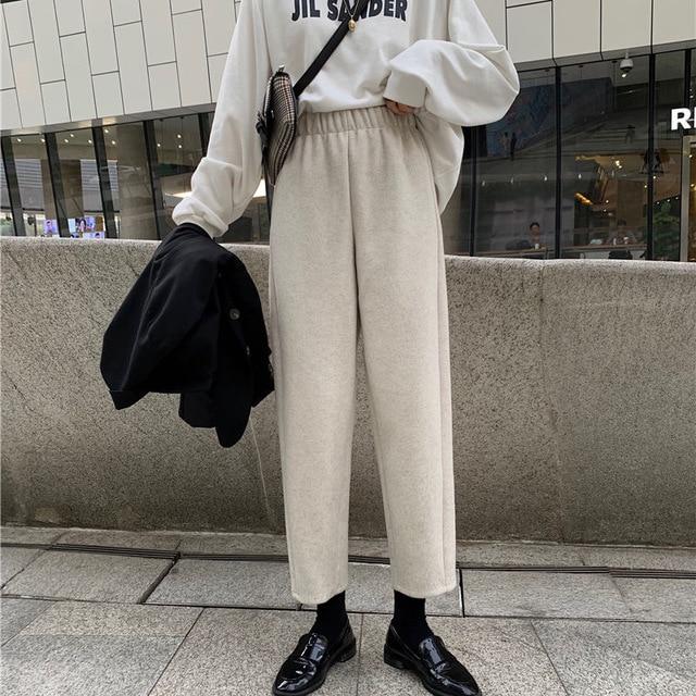 High Waisted Straight Leg Sweatpants